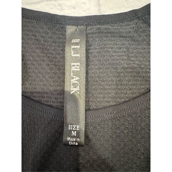 Lorna Jane Seamless Ignite Mesh Paneled Long Sleeve Top in Black Size Medium - Picture 4 of 7